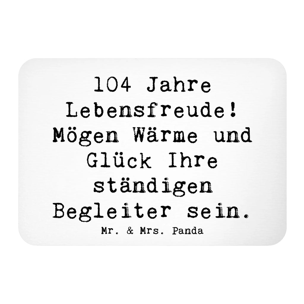 Magnet Spruch 104. Geburtstag Lebensfreude Kühlschrankmagnet, Pinnwandmagnet, Souvenir Magnet, Motivmagnete, Dekomagnet, Whiteboard Magnet, Notiz Magnet, Kühlschrank Dekoration, Geburtstag, Geburtstagsgeschenk, Geschenk