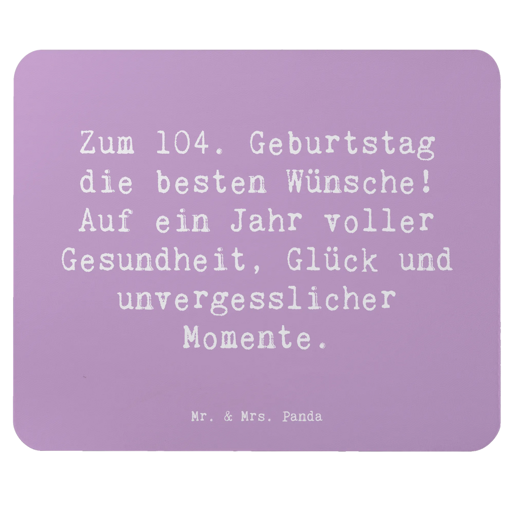 Mauspad Spruch 104. Geburtstag Glückwünsche Mousepad, Computer zubehör, Büroausstattung, PC Zubehör, Arbeitszimmer, Mauspad, Einzigartiges Mauspad, Designer Mauspad, Mausunterlage, Mauspad Büro, Geburtstag, Geburtstagsgeschenk, Geschenk