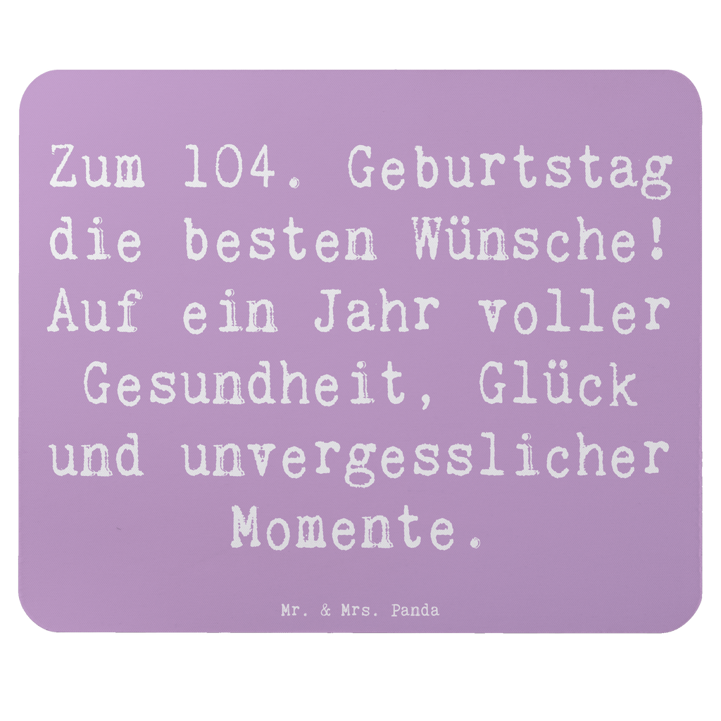 Mauspad Spruch 104. Geburtstag Glückwünsche Mousepad, Computer zubehör, Büroausstattung, PC Zubehör, Arbeitszimmer, Mauspad, Einzigartiges Mauspad, Designer Mauspad, Mausunterlage, Mauspad Büro, Geburtstag, Geburtstagsgeschenk, Geschenk