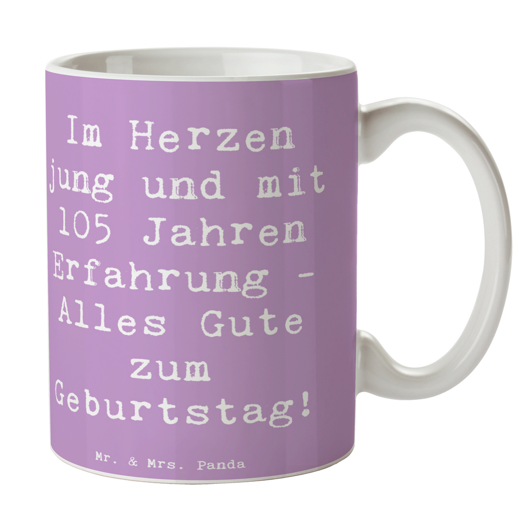 Tasse Spruch 105. Geburtstag Tasse, Kaffeetasse, Teetasse, Becher, Kaffeebecher, Teebecher, Keramiktasse, Porzellantasse, Büro Tasse, Geschenk Tasse, Tasse Sprüche, Tasse Motive, Kaffeetassen, Tasse bedrucken, Designer Tasse, Cappuccino Tassen, Schöne Teetassen, Geburtstag, Geburtstagsgeschenk, Geschenk