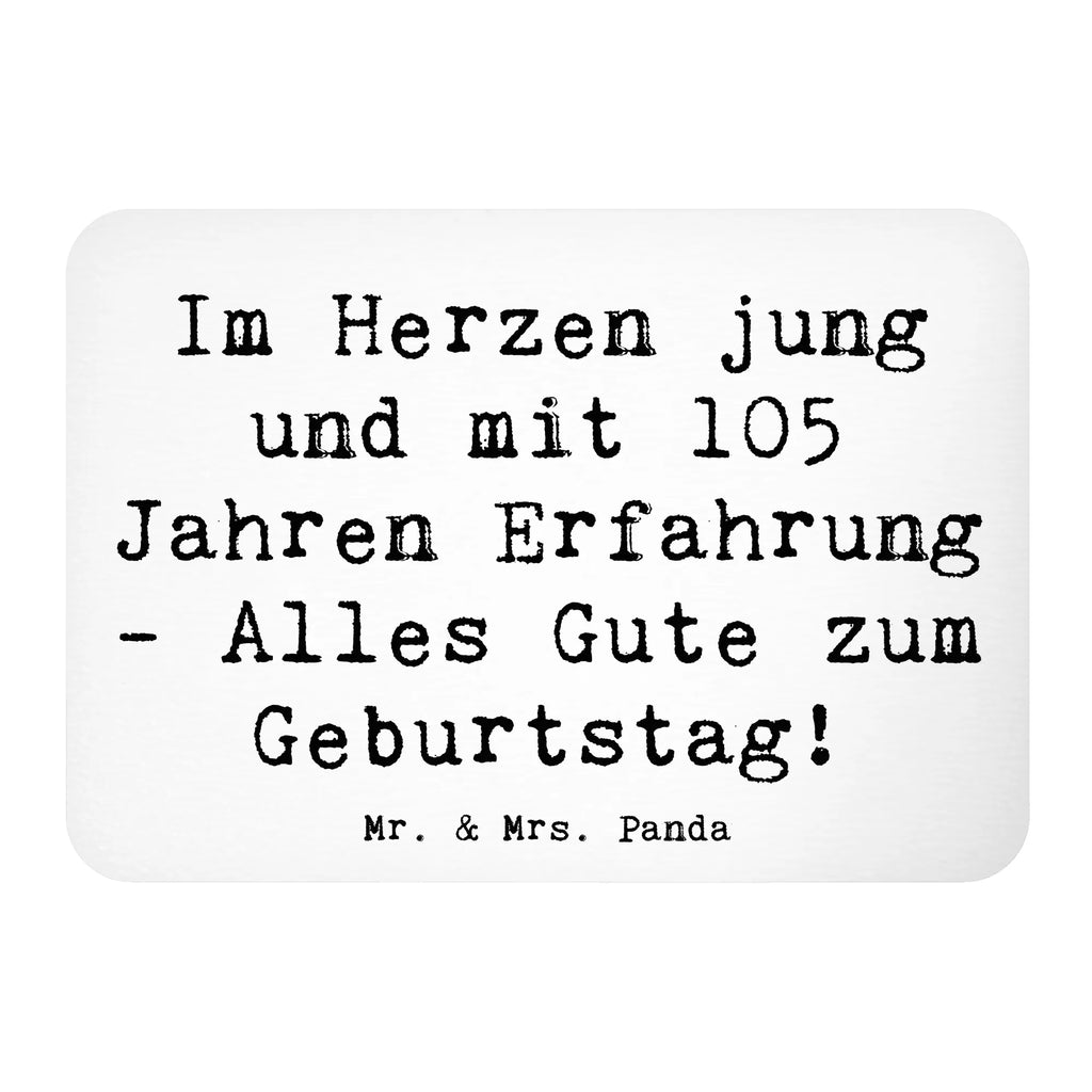 Magnet Spruch 105. Geburtstag Kühlschrankmagnet, Pinnwandmagnet, Souvenir Magnet, Motivmagnete, Dekomagnet, Whiteboard Magnet, Notiz Magnet, Kühlschrank Dekoration, Geburtstag, Geburtstagsgeschenk, Geschenk