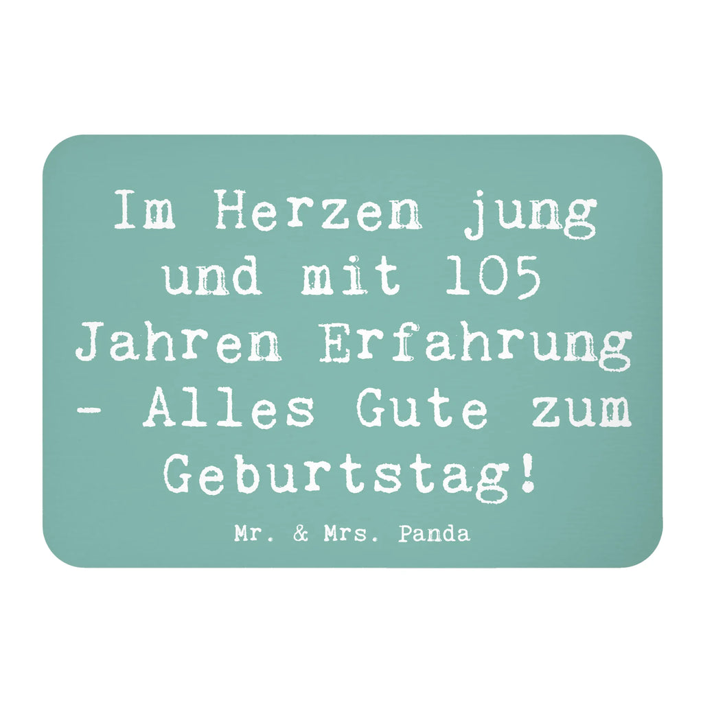 Magnet Spruch 105. Geburtstag Kühlschrankmagnet, Pinnwandmagnet, Souvenir Magnet, Motivmagnete, Dekomagnet, Whiteboard Magnet, Notiz Magnet, Kühlschrank Dekoration, Geburtstag, Geburtstagsgeschenk, Geschenk