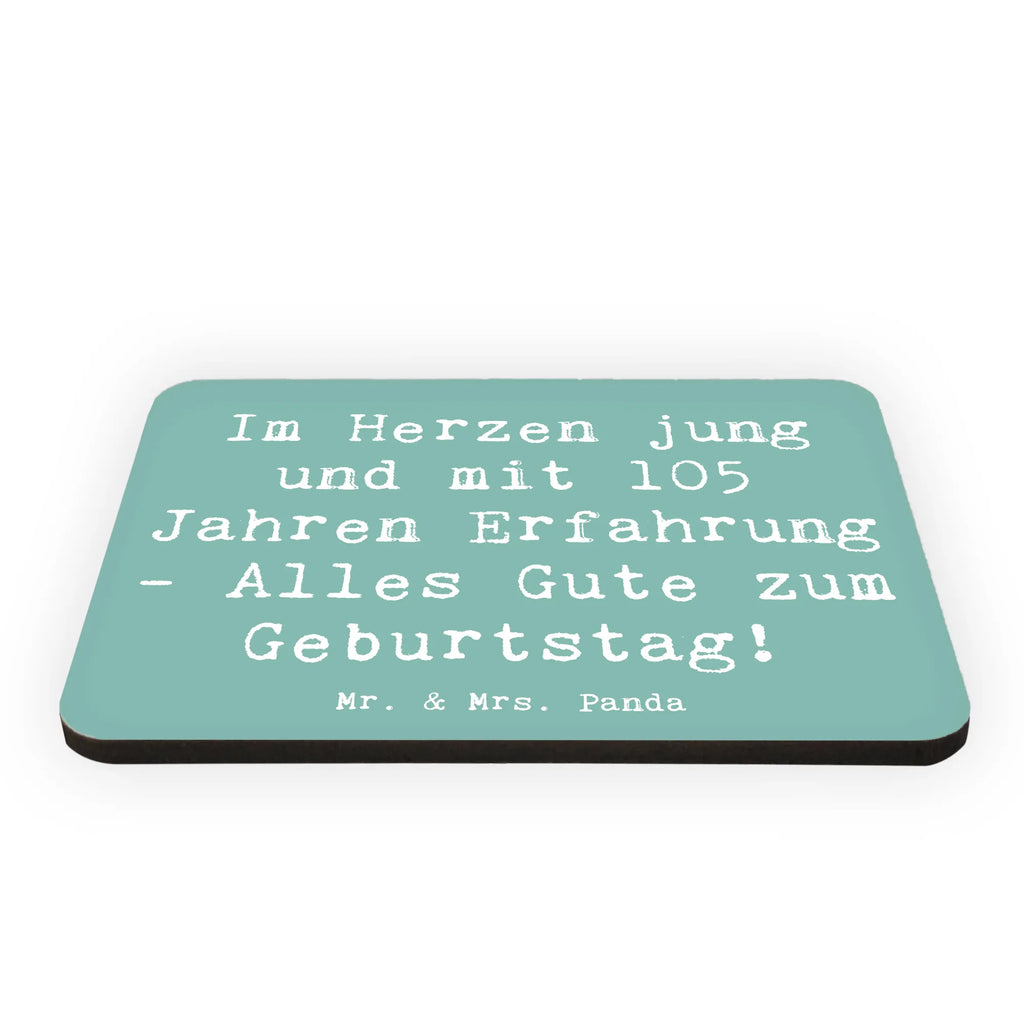 Magnet Spruch 105. Geburtstag Kühlschrankmagnet, Pinnwandmagnet, Souvenir Magnet, Motivmagnete, Dekomagnet, Whiteboard Magnet, Notiz Magnet, Kühlschrank Dekoration, Geburtstag, Geburtstagsgeschenk, Geschenk