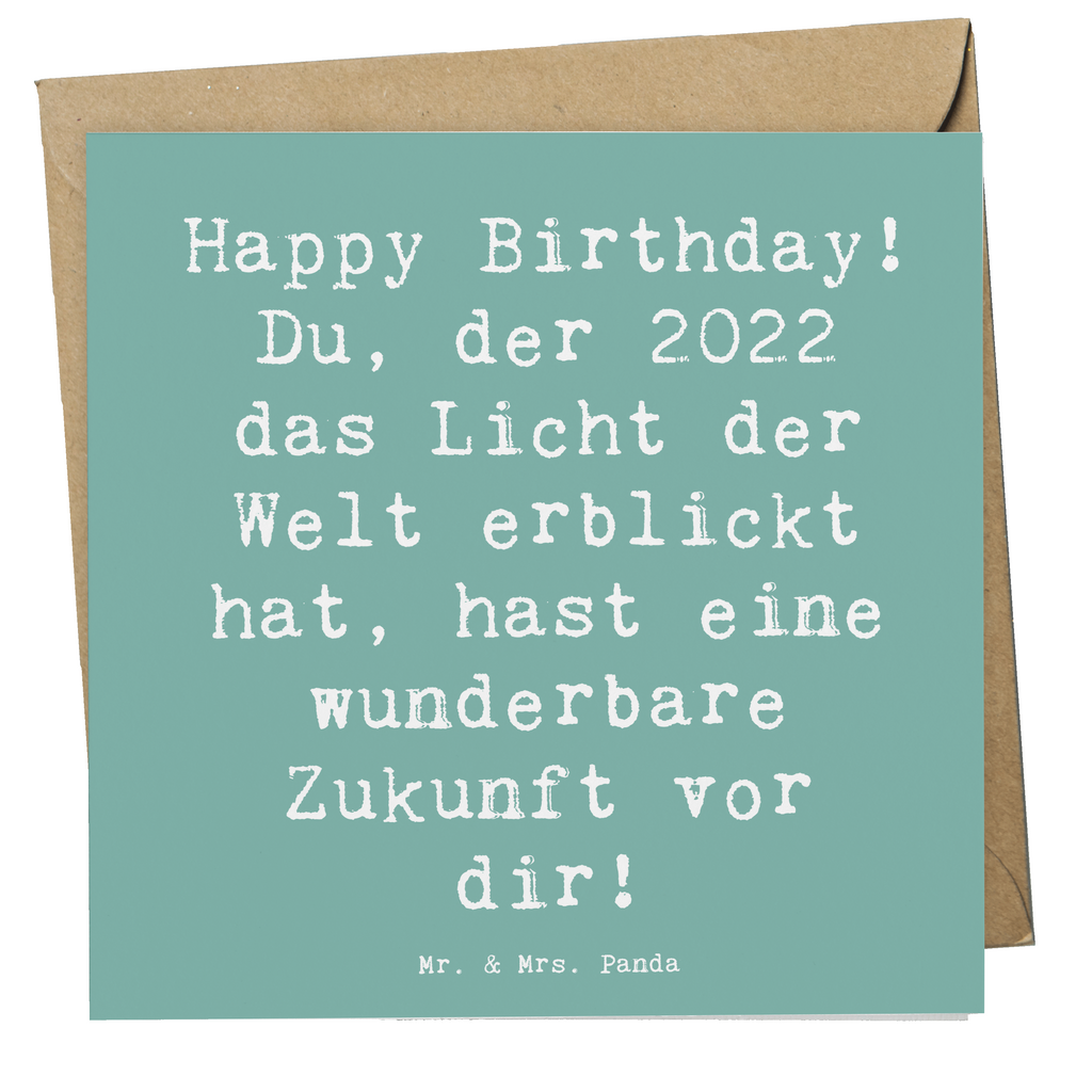 Deluxe Karte Spruch 2022 Geburtstag Karte, Grußkarte, Klappkarte, Einladungskarte, Glückwunschkarte, Hochzeitskarte, Geburtstagskarte, Hochwertige Grußkarte, Hochwertige Klappkarte, Geburtstag, Geburtstagsgeschenk, Geschenk