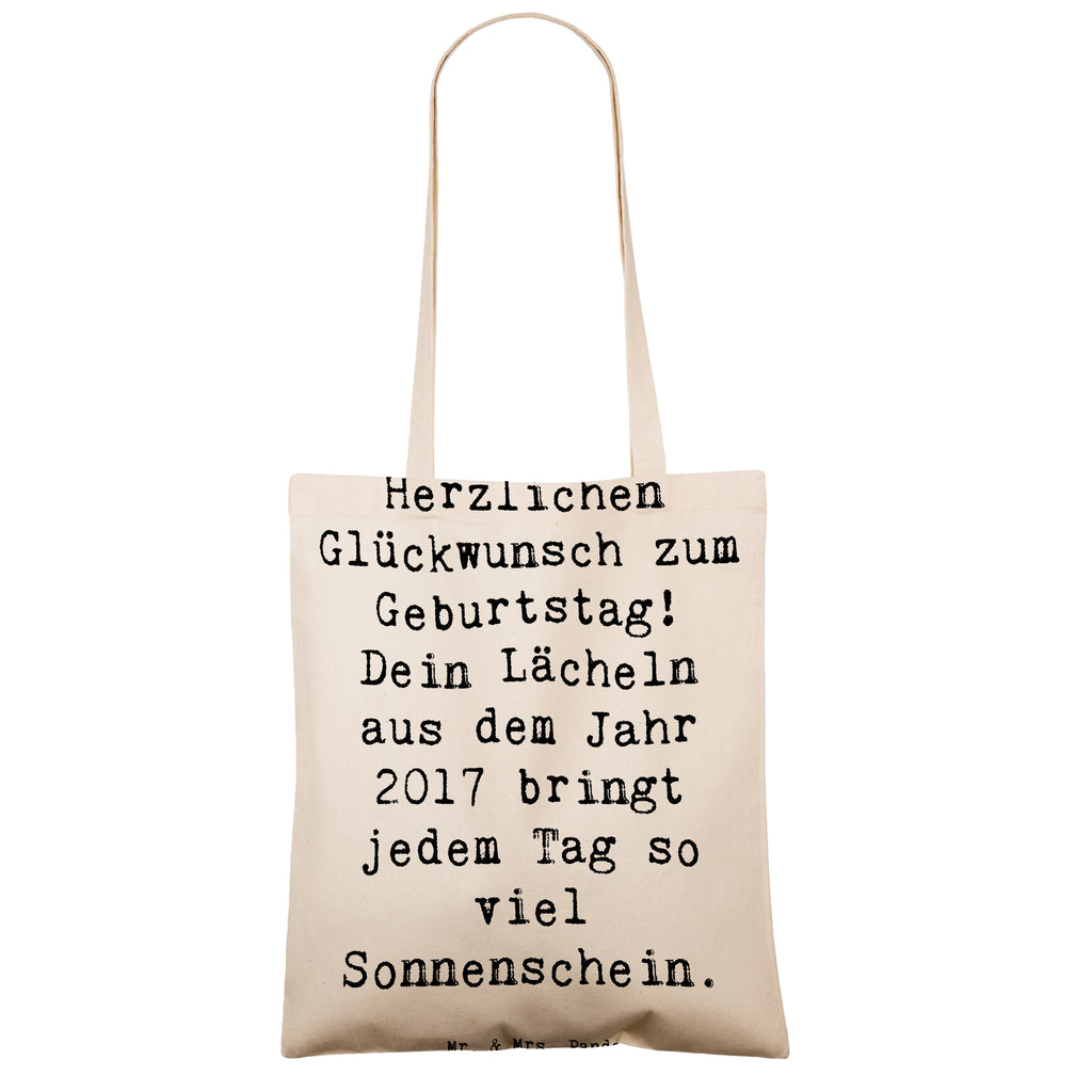 Tragetasche Spruch 2017 Geburtstag Lächeln Beuteltasche, Beutel, Einkaufstasche, Jutebeutel, Stoffbeutel, Tasche, Shopper, Umhängetasche, Strandtasche, Schultertasche, Stofftasche, Tragetasche, Badetasche, Jutetasche, Einkaufstüte, Laptoptasche, Geburtstag, Geburtstagsgeschenk, Geschenk