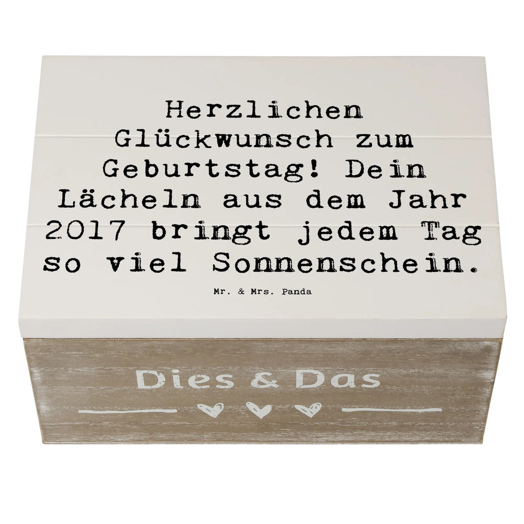 Holzkiste Spruch 2017 Geburtstag Lächeln Holzkiste, Kiste, Schatzkiste, Truhe, Schatulle, XXL, Erinnerungsbox, Erinnerungskiste, Dekokiste, Aufbewahrungsbox, Geschenkbox, Geschenkdose, Geburtstag, Geburtstagsgeschenk, Geschenk