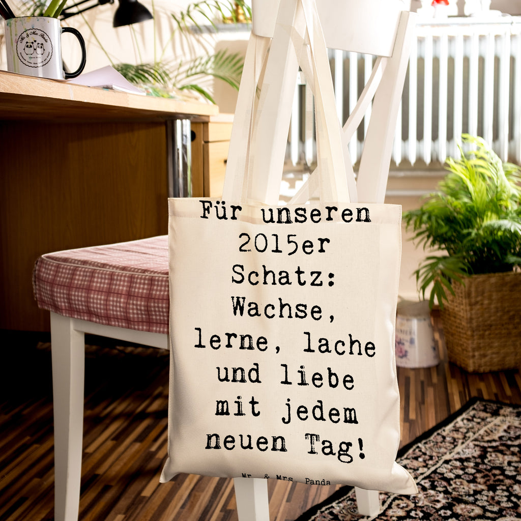 Tragetasche Spruch 2015 Geburtstag Beuteltasche, Beutel, Einkaufstasche, Jutebeutel, Stoffbeutel, Tasche, Shopper, Umhängetasche, Strandtasche, Schultertasche, Stofftasche, Tragetasche, Badetasche, Jutetasche, Einkaufstüte, Laptoptasche, Geburtstag, Geburtstagsgeschenk, Geschenk