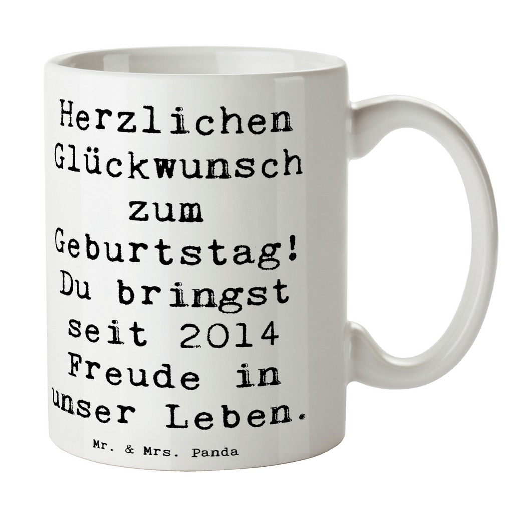 Tasse Spruch 2014 Geburtstag Freude Tasse, Kaffeetasse, Teetasse, Becher, Kaffeebecher, Teebecher, Keramiktasse, Porzellantasse, Büro Tasse, Geschenk Tasse, Tasse Sprüche, Tasse Motive, Kaffeetassen, Tasse bedrucken, Designer Tasse, Cappuccino Tassen, Schöne Teetassen, Geburtstag, Geburtstagsgeschenk, Geschenk