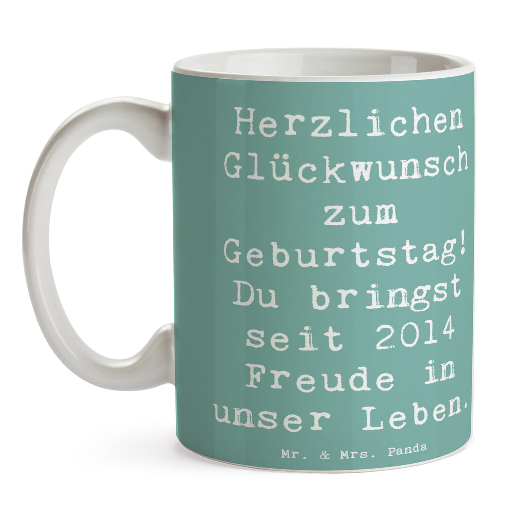 Tasse Spruch 2014 Geburtstag Freude Tasse, Kaffeetasse, Teetasse, Becher, Kaffeebecher, Teebecher, Keramiktasse, Porzellantasse, Büro Tasse, Geschenk Tasse, Tasse Sprüche, Tasse Motive, Kaffeetassen, Tasse bedrucken, Designer Tasse, Cappuccino Tassen, Schöne Teetassen, Geburtstag, Geburtstagsgeschenk, Geschenk