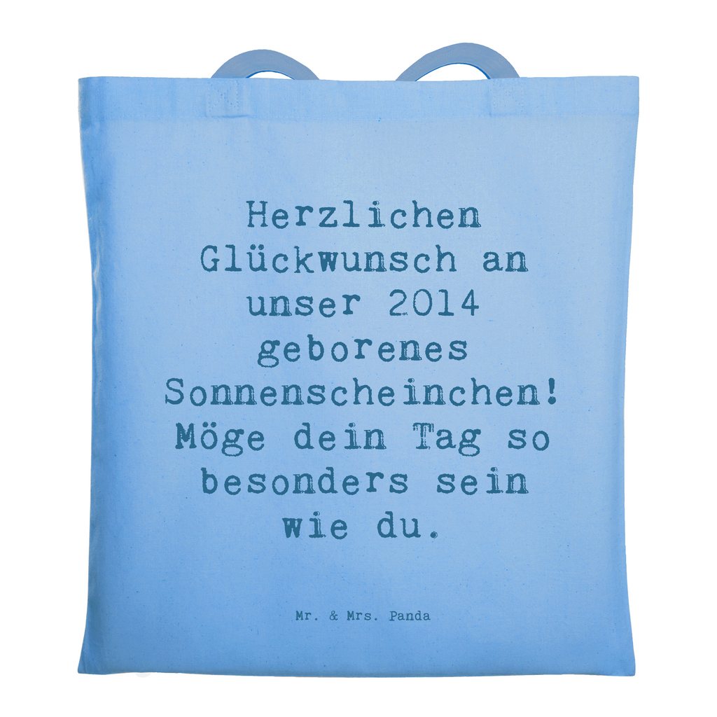 Tragetasche Spruch 2014 Geburtstag Sonnenschein Beuteltasche, Beutel, Einkaufstasche, Jutebeutel, Stoffbeutel, Tasche, Shopper, Umhängetasche, Strandtasche, Schultertasche, Stofftasche, Tragetasche, Badetasche, Jutetasche, Einkaufstüte, Laptoptasche, Geburtstag, Geburtstagsgeschenk, Geschenk