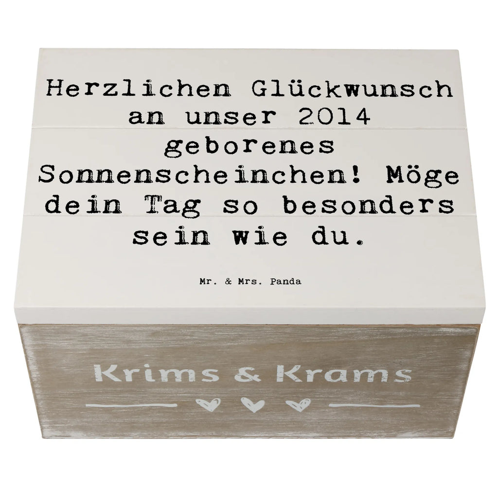 Holzkiste Spruch 2014 Geburtstag Sonnenschein Holzkiste, Kiste, Schatzkiste, Truhe, Schatulle, XXL, Erinnerungsbox, Erinnerungskiste, Dekokiste, Aufbewahrungsbox, Geschenkbox, Geschenkdose, Geburtstag, Geburtstagsgeschenk, Geschenk