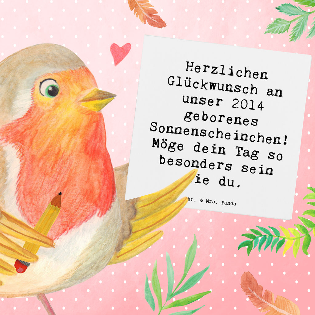 Deluxe Karte Spruch 2014 Geburtstag Sonnenschein Karte, Grußkarte, Klappkarte, Einladungskarte, Glückwunschkarte, Hochzeitskarte, Geburtstagskarte, Hochwertige Grußkarte, Hochwertige Klappkarte, Geburtstag, Geburtstagsgeschenk, Geschenk