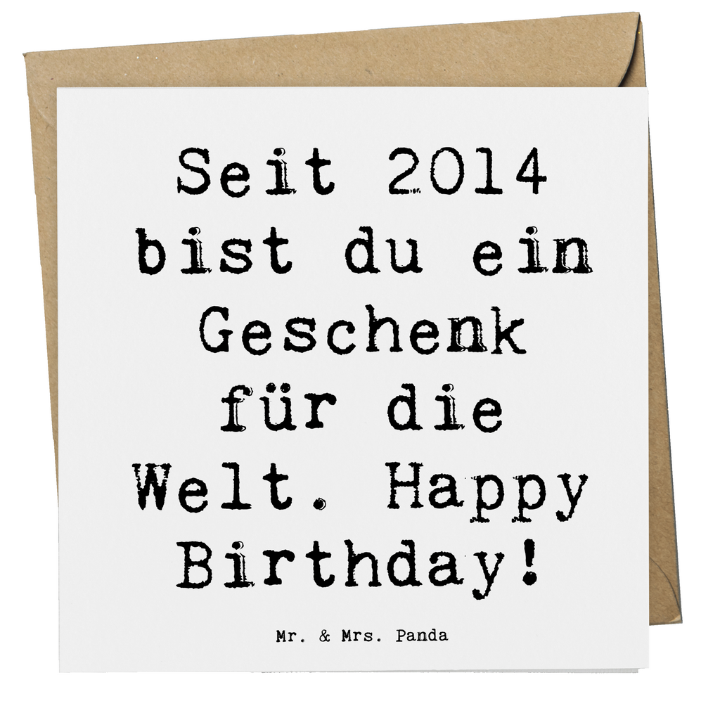 Deluxe Karte Spruch 2014 Geburtstag Geschenk Karte, Grußkarte, Klappkarte, Einladungskarte, Glückwunschkarte, Hochzeitskarte, Geburtstagskarte, Hochwertige Grußkarte, Hochwertige Klappkarte, Geburtstag, Geburtstagsgeschenk, Geschenk