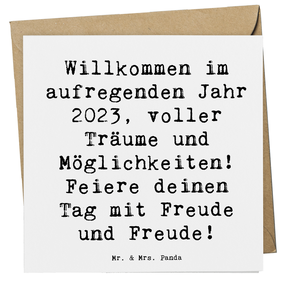 Deluxe Karte Spruch 2023 Geburtstag Freude Karte, Grußkarte, Klappkarte, Einladungskarte, Glückwunschkarte, Hochzeitskarte, Geburtstagskarte, Hochwertige Grußkarte, Hochwertige Klappkarte, Geburtstag, Geburtstagsgeschenk, Geschenk