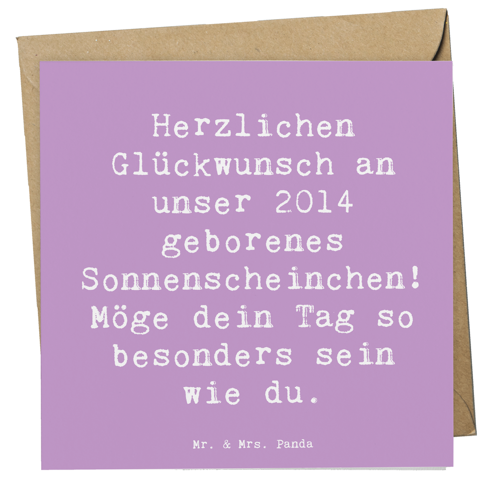 Deluxe Karte Spruch 2014 Geburtstag Sonnenschein Karte, Grußkarte, Klappkarte, Einladungskarte, Glückwunschkarte, Hochzeitskarte, Geburtstagskarte, Hochwertige Grußkarte, Hochwertige Klappkarte, Geburtstag, Geburtstagsgeschenk, Geschenk