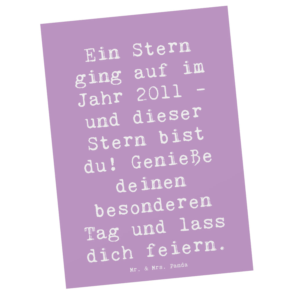 Postkarte Spruch 2011 Geburtstag Stern Postkarte, Karte, Geschenkkarte, Grußkarte, Einladung, Ansichtskarte, Geburtstagskarte, Einladungskarte, Dankeskarte, Ansichtskarten, Einladung Geburtstag, Einladungskarten Geburtstag, Geburtstag, Geburtstagsgeschenk, Geschenk