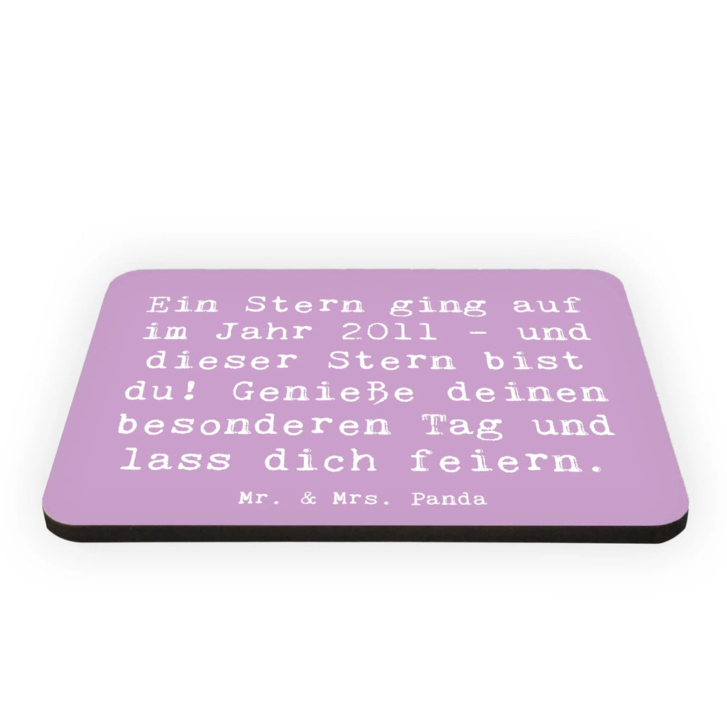 Magnet Spruch 2011 Geburtstag Stern Kühlschrankmagnet, Pinnwandmagnet, Souvenir Magnet, Motivmagnete, Dekomagnet, Whiteboard Magnet, Notiz Magnet, Kühlschrank Dekoration, Geburtstag, Geburtstagsgeschenk, Geschenk