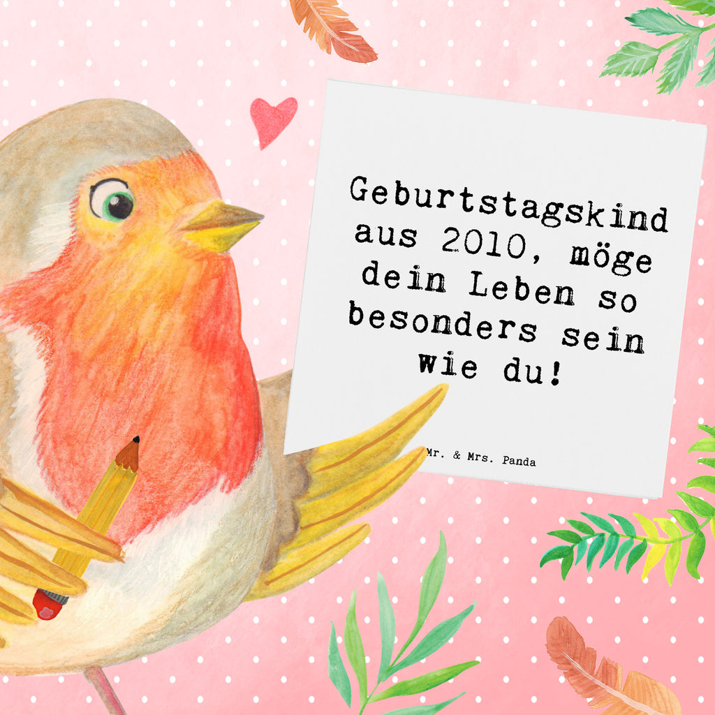 Deluxe Karte Spruch 2010 Geburtstag Karte, Grußkarte, Klappkarte, Einladungskarte, Glückwunschkarte, Hochzeitskarte, Geburtstagskarte, Hochwertige Grußkarte, Hochwertige Klappkarte, Geburtstag, Geburtstagsgeschenk, Geschenk