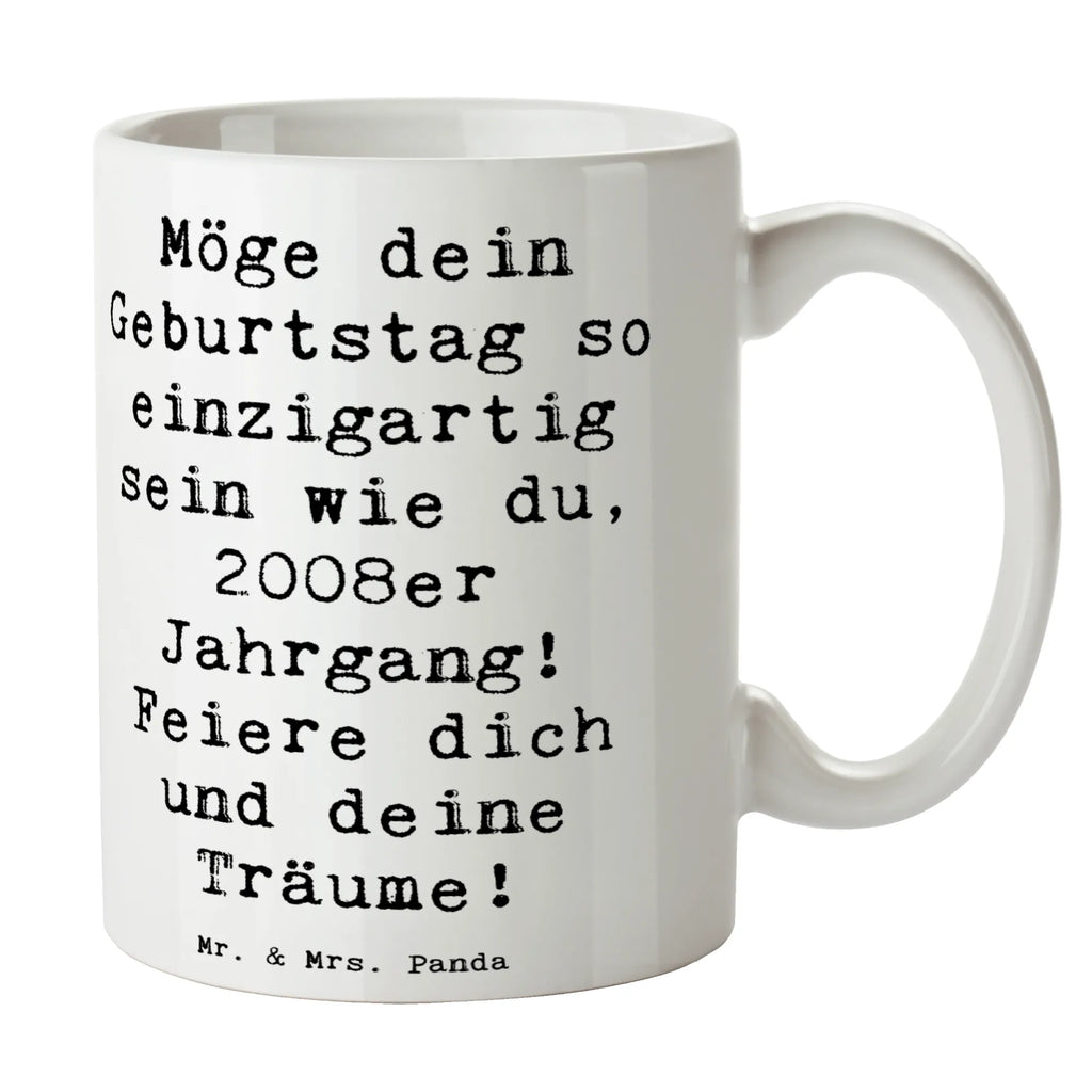 Tasse Spruch 2008 Geburtstag Einzigartig Tasse, Kaffeetasse, Teetasse, Becher, Kaffeebecher, Teebecher, Keramiktasse, Porzellantasse, Büro Tasse, Geschenk Tasse, Tasse Sprüche, Tasse Motive, Kaffeetassen, Tasse bedrucken, Designer Tasse, Cappuccino Tassen, Schöne Teetassen, Geburtstag, Geburtstagsgeschenk, Geschenk