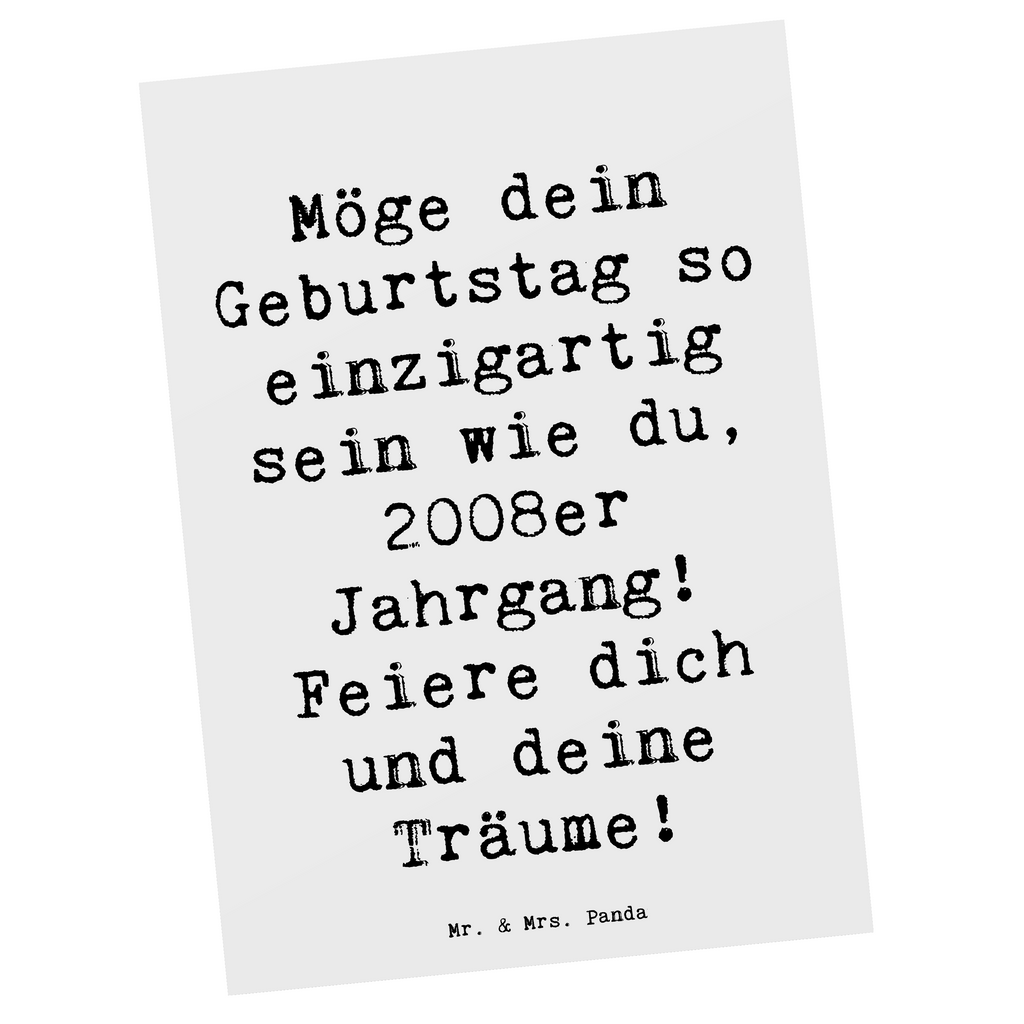 Postkarte Spruch 2008 Geburtstag Einzigartig Postkarte, Karte, Geschenkkarte, Grußkarte, Einladung, Ansichtskarte, Geburtstagskarte, Einladungskarte, Dankeskarte, Ansichtskarten, Einladung Geburtstag, Einladungskarten Geburtstag, Geburtstag, Geburtstagsgeschenk, Geschenk