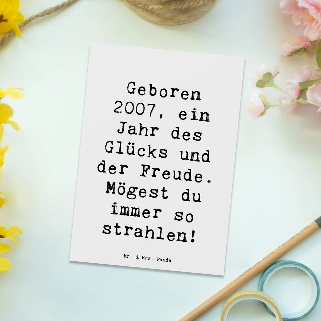 Postkarte Spruch 2007 Geburtstag Postkarte, Karte, Geschenkkarte, Grußkarte, Einladung, Ansichtskarte, Geburtstagskarte, Einladungskarte, Dankeskarte, Ansichtskarten, Einladung Geburtstag, Einladungskarten Geburtstag, Geburtstag, Geburtstagsgeschenk, Geschenk