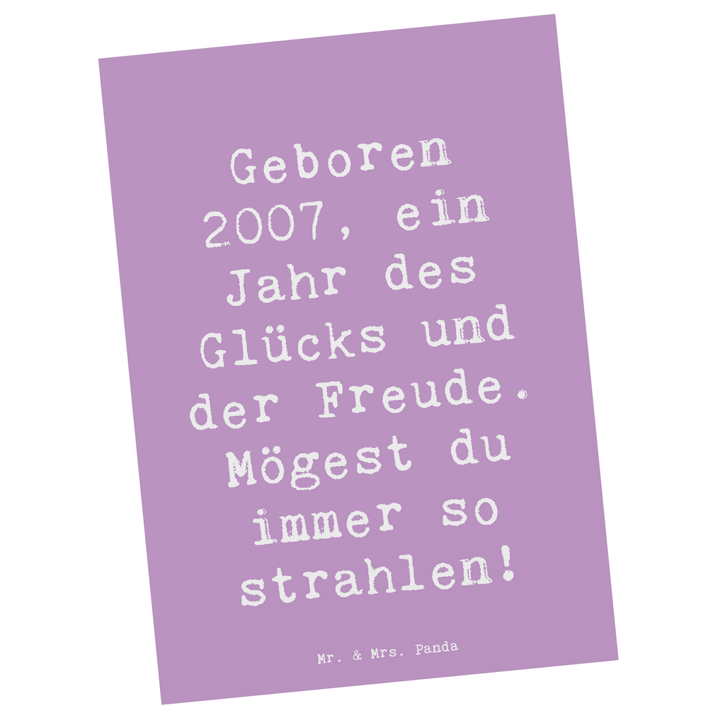 Postkarte Spruch 2007 Geburtstag Postkarte, Karte, Geschenkkarte, Grußkarte, Einladung, Ansichtskarte, Geburtstagskarte, Einladungskarte, Dankeskarte, Ansichtskarten, Einladung Geburtstag, Einladungskarten Geburtstag, Geburtstag, Geburtstagsgeschenk, Geschenk