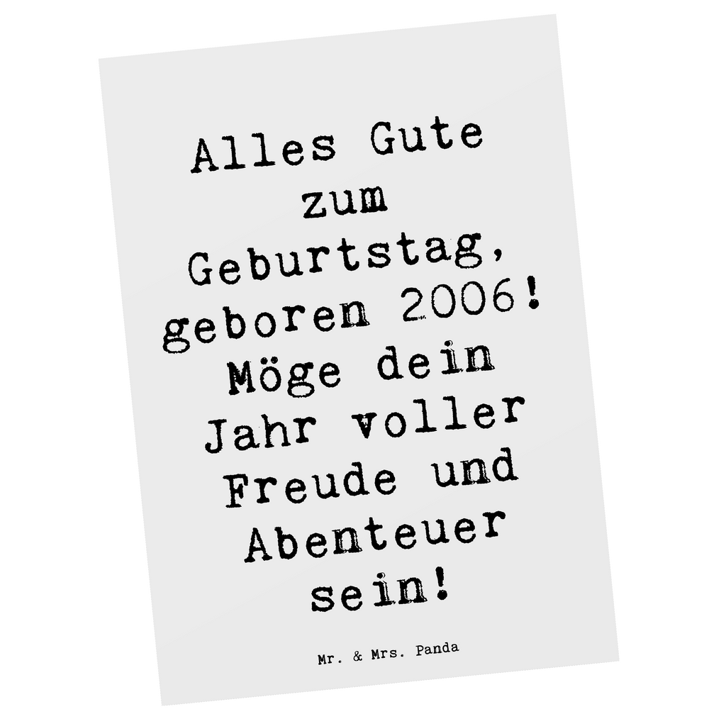 Postkarte Spruch 2006 Geburtstag Postkarte, Karte, Geschenkkarte, Grußkarte, Einladung, Ansichtskarte, Geburtstagskarte, Einladungskarte, Dankeskarte, Ansichtskarten, Einladung Geburtstag, Einladungskarten Geburtstag, Geburtstag, Geburtstagsgeschenk, Geschenk