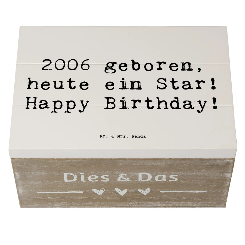 Holzkiste Spruch 2006 Geburtstag Star Holzkiste, Kiste, Schatzkiste, Truhe, Schatulle, XXL, Erinnerungsbox, Erinnerungskiste, Dekokiste, Aufbewahrungsbox, Geschenkbox, Geschenkdose, Geburtstag, Geburtstagsgeschenk, Geschenk