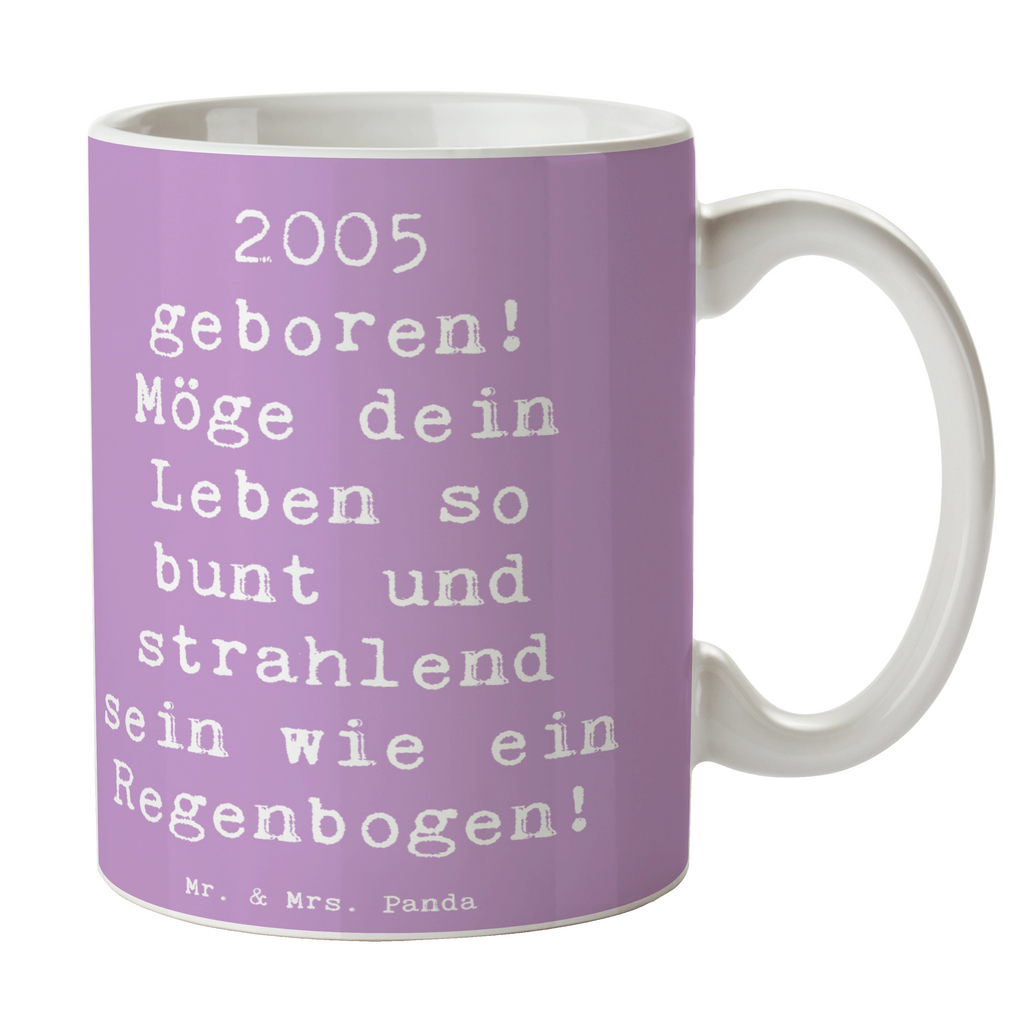 Tasse Spruch 2005 Geburtstag Regenbogen Tasse, Kaffeetasse, Teetasse, Becher, Kaffeebecher, Teebecher, Keramiktasse, Porzellantasse, Büro Tasse, Geschenk Tasse, Tasse Sprüche, Tasse Motive, Kaffeetassen, Tasse bedrucken, Designer Tasse, Cappuccino Tassen, Schöne Teetassen, Geburtstag, Geburtstagsgeschenk, Geschenk