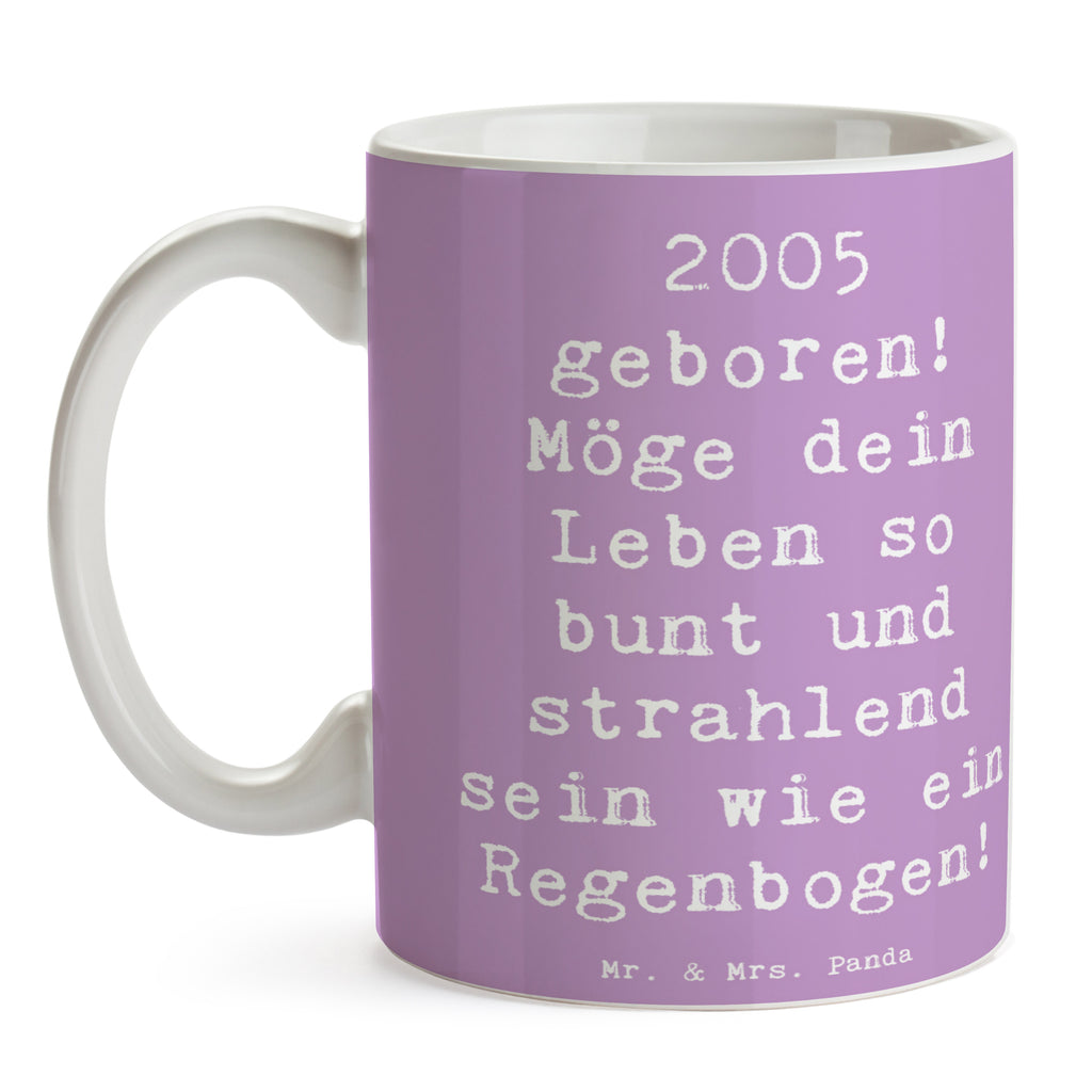 Tasse Spruch 2005 Geburtstag Regenbogen Tasse, Kaffeetasse, Teetasse, Becher, Kaffeebecher, Teebecher, Keramiktasse, Porzellantasse, Büro Tasse, Geschenk Tasse, Tasse Sprüche, Tasse Motive, Kaffeetassen, Tasse bedrucken, Designer Tasse, Cappuccino Tassen, Schöne Teetassen, Geburtstag, Geburtstagsgeschenk, Geschenk