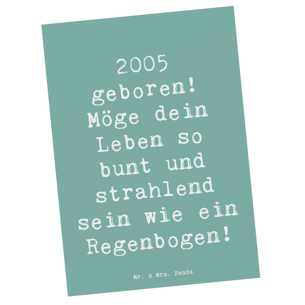 Postkarte Spruch 2005 Geburtstag Regenbogen Postkarte, Karte, Geschenkkarte, Grußkarte, Einladung, Ansichtskarte, Geburtstagskarte, Einladungskarte, Dankeskarte, Ansichtskarten, Einladung Geburtstag, Einladungskarten Geburtstag, Geburtstag, Geburtstagsgeschenk, Geschenk