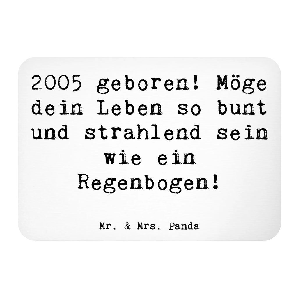 Magnet Spruch 2005 Geburtstag Regenbogen Kühlschrankmagnet, Pinnwandmagnet, Souvenir Magnet, Motivmagnete, Dekomagnet, Whiteboard Magnet, Notiz Magnet, Kühlschrank Dekoration, Geburtstag, Geburtstagsgeschenk, Geschenk