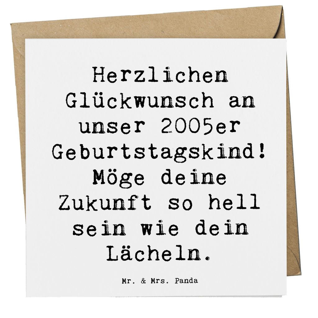 Deluxe Karte Spruch 2005 Geburtstag Karte, Grußkarte, Klappkarte, Einladungskarte, Glückwunschkarte, Hochzeitskarte, Geburtstagskarte, Hochwertige Grußkarte, Hochwertige Klappkarte, Geburtstag, Geburtstagsgeschenk, Geschenk