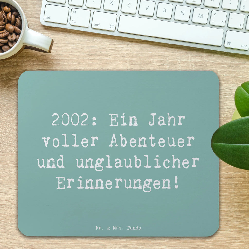 Mauspad Spruch 2002 Geburtstag Abenteuer Mousepad, Computer zubehör, Büroausstattung, PC Zubehör, Arbeitszimmer, Mauspad, Einzigartiges Mauspad, Designer Mauspad, Mausunterlage, Mauspad Büro, Geburtstag, Geburtstagsgeschenk, Geschenk