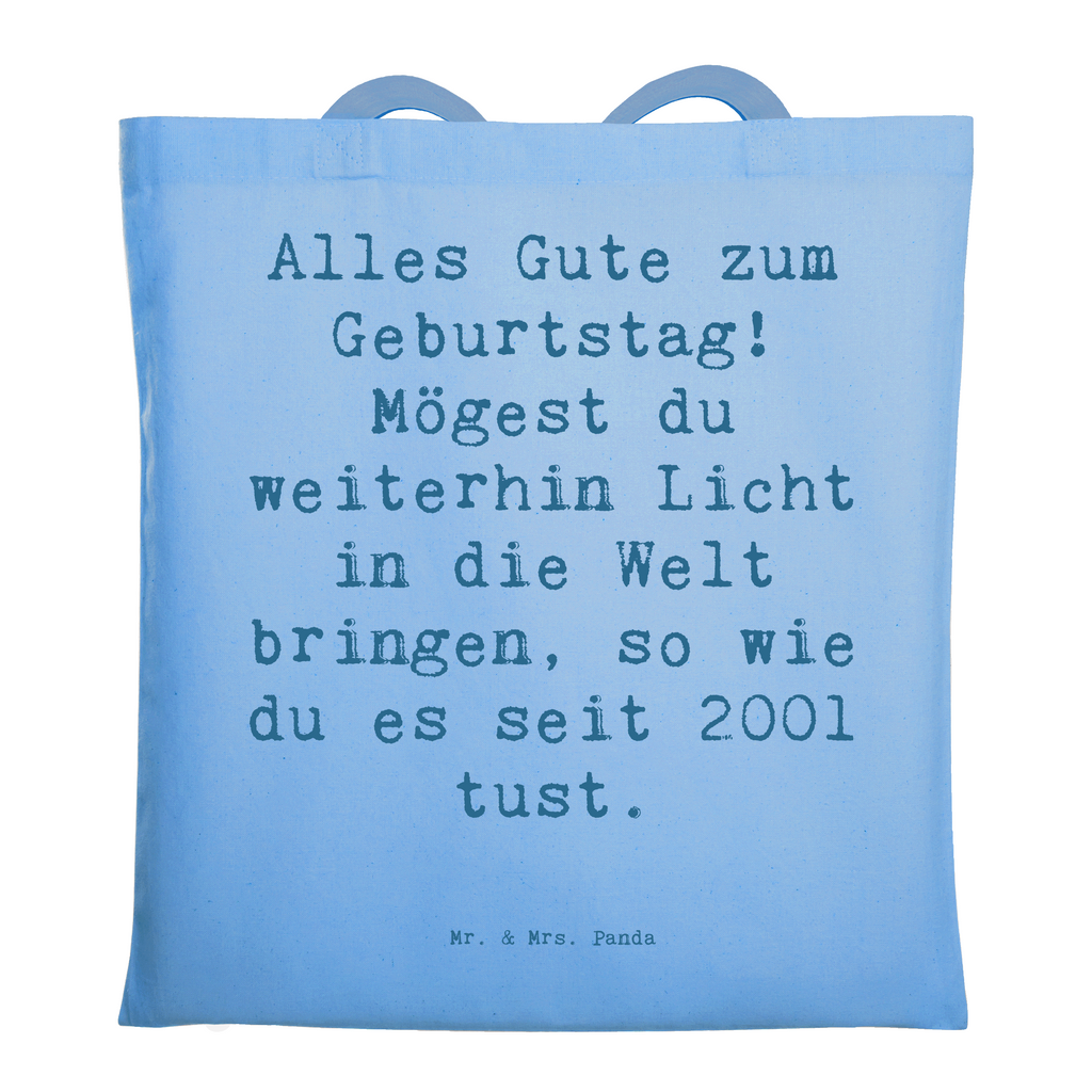 Tragetasche Spruch 2001 Geburtstag Licht Beuteltasche, Beutel, Einkaufstasche, Jutebeutel, Stoffbeutel, Tasche, Shopper, Umhängetasche, Strandtasche, Schultertasche, Stofftasche, Tragetasche, Badetasche, Jutetasche, Einkaufstüte, Laptoptasche, Geburtstag, Geburtstagsgeschenk, Geschenk