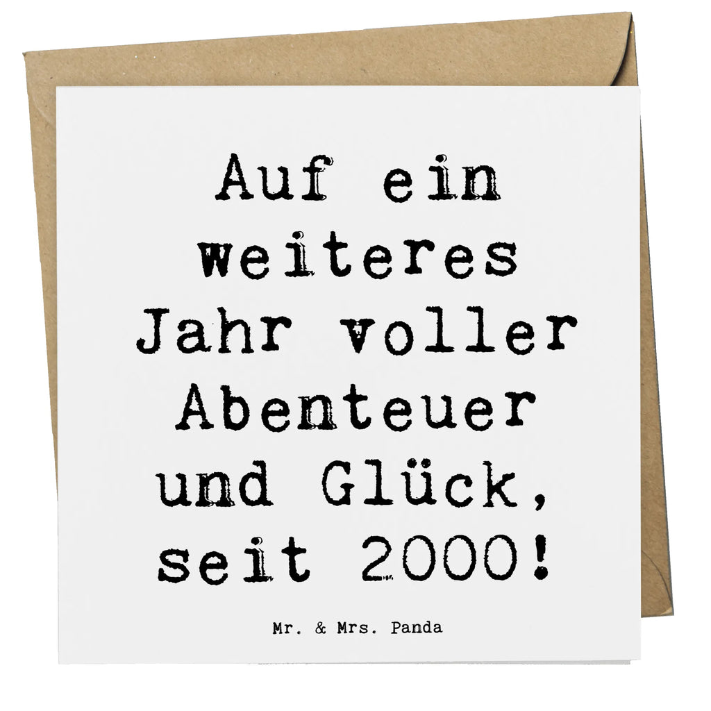 Deluxe Karte Spruch 2000 Geburtstag Abenteuer Glück Karte, Grußkarte, Klappkarte, Einladungskarte, Glückwunschkarte, Hochzeitskarte, Geburtstagskarte, Hochwertige Grußkarte, Hochwertige Klappkarte, Geburtstag, Geburtstagsgeschenk, Geschenk