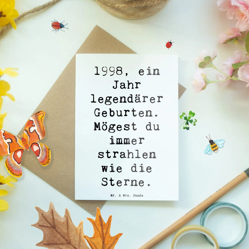 Grußkarte Spruch 1998 Geburtstag Glanz Grußkarte, Klappkarte, Einladungskarte, Glückwunschkarte, Hochzeitskarte, Geburtstagskarte, Karte, Ansichtskarten, Geburtstag, Geburtstagsgeschenk, Geschenk