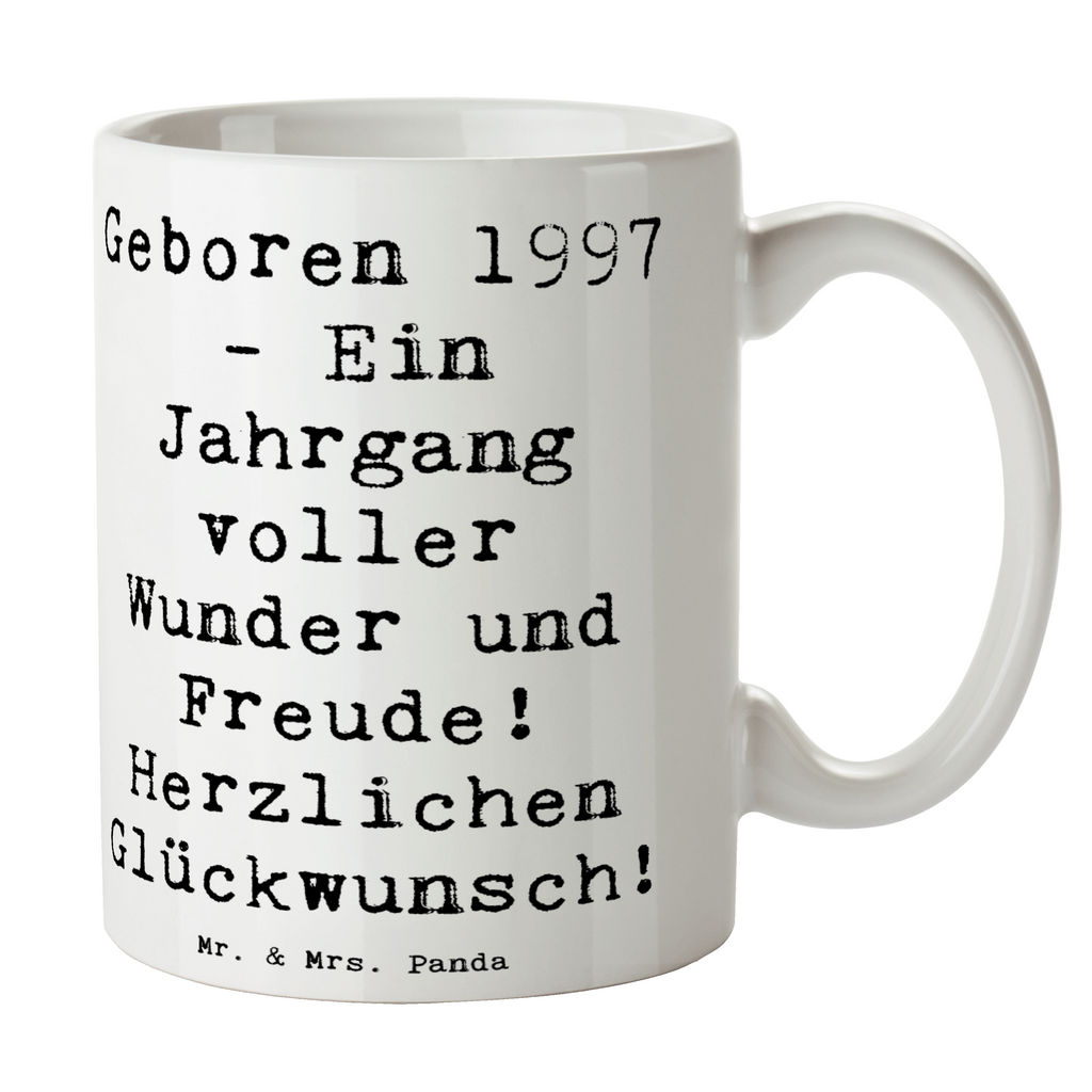 Tasse Spruch 1997 Geburtstag Tasse, Kaffeetasse, Teetasse, Becher, Kaffeebecher, Teebecher, Keramiktasse, Porzellantasse, Büro Tasse, Geschenk Tasse, Tasse Sprüche, Tasse Motive, Kaffeetassen, Tasse bedrucken, Designer Tasse, Cappuccino Tassen, Schöne Teetassen, Geburtstag, Geburtstagsgeschenk, Geschenk