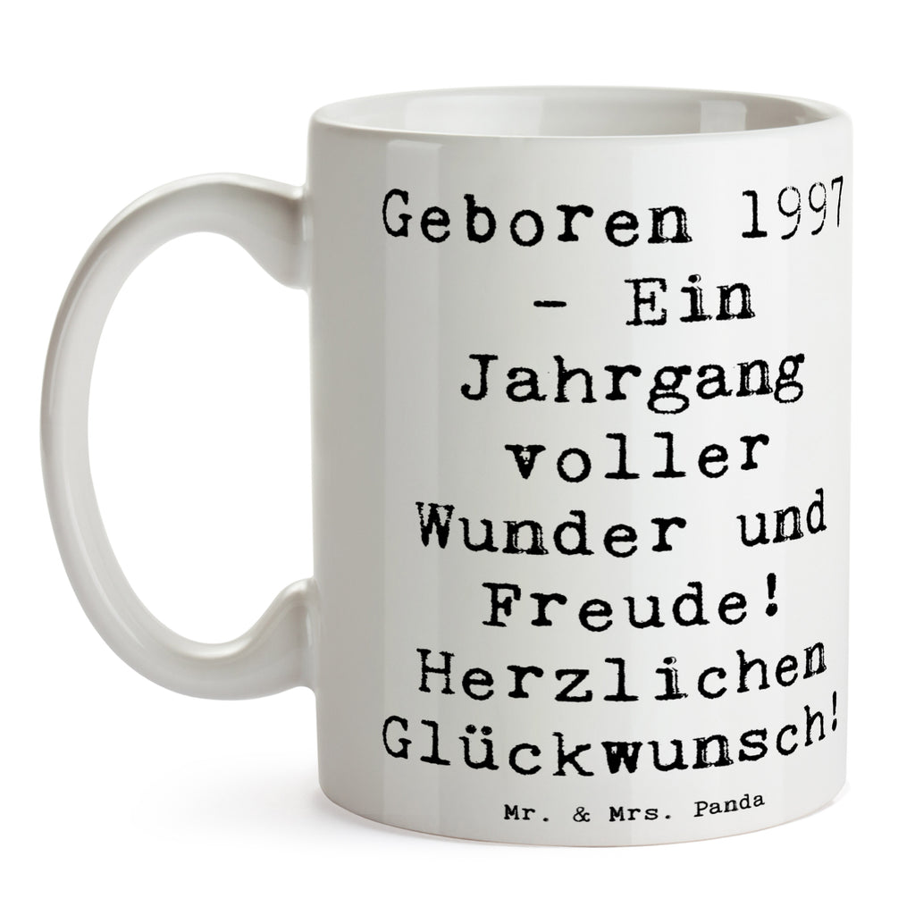 Tasse Spruch 1997 Geburtstag Tasse, Kaffeetasse, Teetasse, Becher, Kaffeebecher, Teebecher, Keramiktasse, Porzellantasse, Büro Tasse, Geschenk Tasse, Tasse Sprüche, Tasse Motive, Kaffeetassen, Tasse bedrucken, Designer Tasse, Cappuccino Tassen, Schöne Teetassen, Geburtstag, Geburtstagsgeschenk, Geschenk