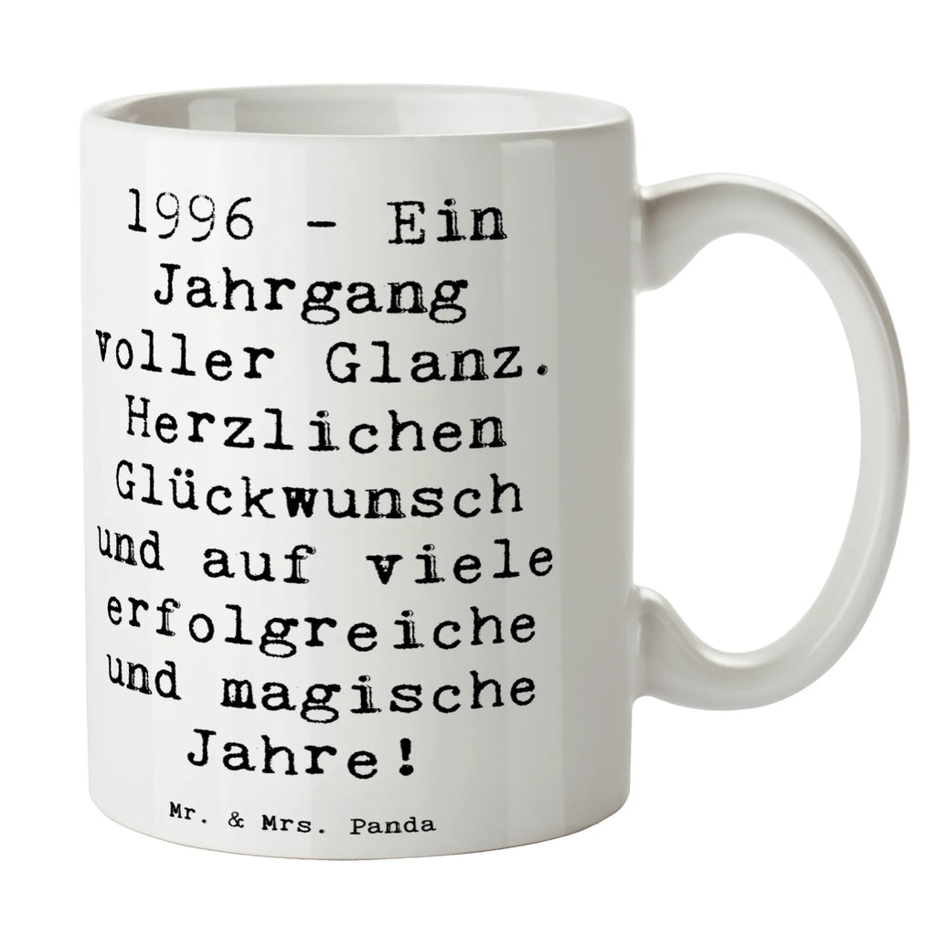 Tasse Spruch 1996 Geburtstag Tasse, Kaffeetasse, Teetasse, Becher, Kaffeebecher, Teebecher, Keramiktasse, Porzellantasse, Büro Tasse, Geschenk Tasse, Tasse Sprüche, Tasse Motive, Kaffeetassen, Tasse bedrucken, Designer Tasse, Cappuccino Tassen, Schöne Teetassen, Geburtstag, Geburtstagsgeschenk, Geschenk