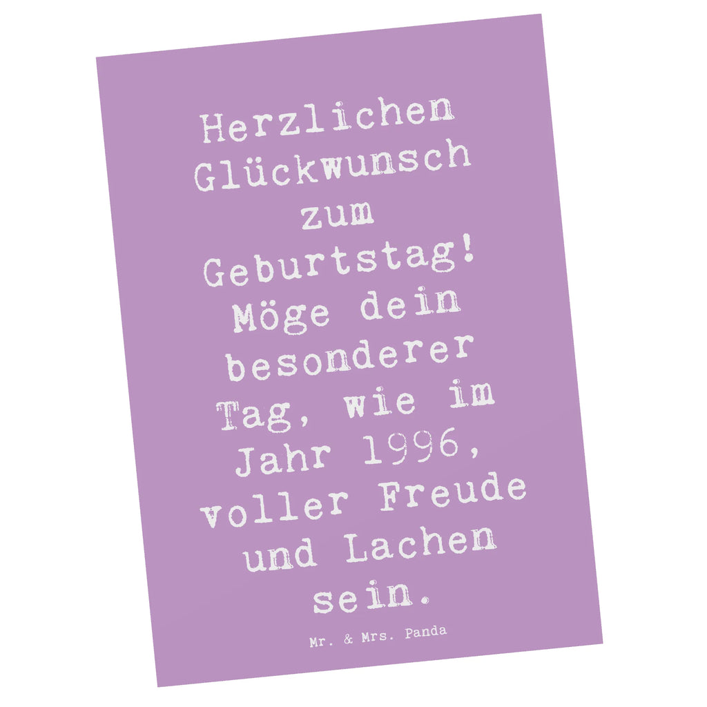 Postkarte Spruch 1996 Geburtstag Freude Postkarte, Karte, Geschenkkarte, Grußkarte, Einladung, Ansichtskarte, Geburtstagskarte, Einladungskarte, Dankeskarte, Ansichtskarten, Einladung Geburtstag, Einladungskarten Geburtstag, Geburtstag, Geburtstagsgeschenk, Geschenk