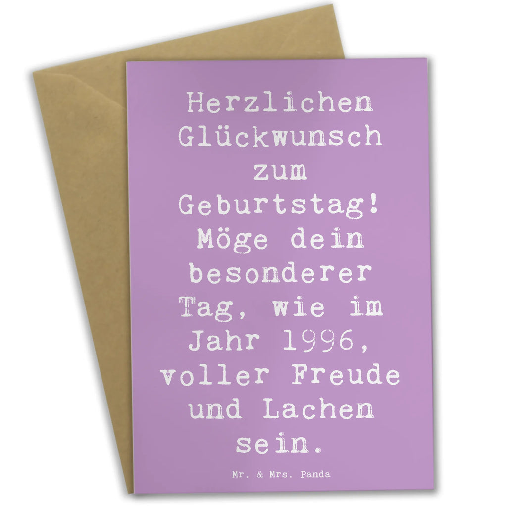 Grußkarte Spruch 1996 Geburtstag Freude Grußkarte, Klappkarte, Einladungskarte, Glückwunschkarte, Hochzeitskarte, Geburtstagskarte, Karte, Ansichtskarten, Geburtstag, Geburtstagsgeschenk, Geschenk