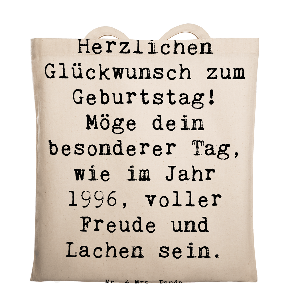 Tragetasche Spruch 1996 Geburtstag Freude Beuteltasche, Beutel, Einkaufstasche, Jutebeutel, Stoffbeutel, Tasche, Shopper, Umhängetasche, Strandtasche, Schultertasche, Stofftasche, Tragetasche, Badetasche, Jutetasche, Einkaufstüte, Laptoptasche, Geburtstag, Geburtstagsgeschenk, Geschenk