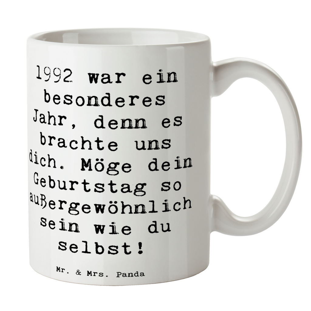 Tasse Spruch 1992 Geburtstag Tasse, Kaffeetasse, Teetasse, Becher, Kaffeebecher, Teebecher, Keramiktasse, Porzellantasse, Büro Tasse, Geschenk Tasse, Tasse Sprüche, Tasse Motive, Kaffeetassen, Tasse bedrucken, Designer Tasse, Cappuccino Tassen, Schöne Teetassen, Geburtstag, Geburtstagsgeschenk, Geschenk