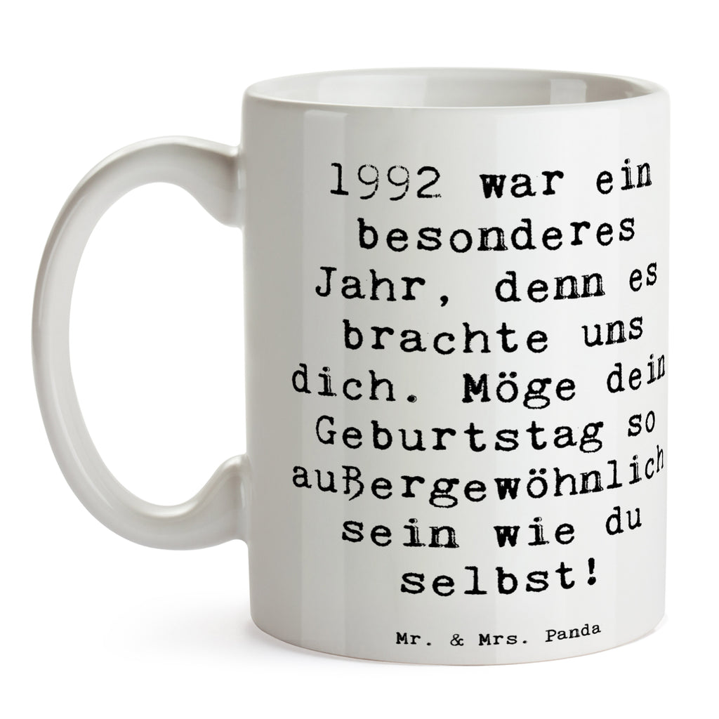 Tasse Spruch 1992 Geburtstag Tasse, Kaffeetasse, Teetasse, Becher, Kaffeebecher, Teebecher, Keramiktasse, Porzellantasse, Büro Tasse, Geschenk Tasse, Tasse Sprüche, Tasse Motive, Kaffeetassen, Tasse bedrucken, Designer Tasse, Cappuccino Tassen, Schöne Teetassen, Geburtstag, Geburtstagsgeschenk, Geschenk