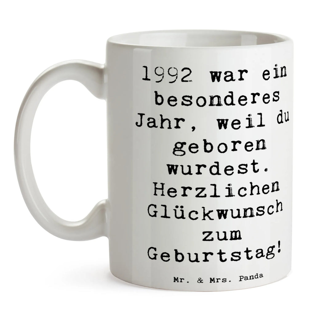 Tasse Spruch 1992 Geburtstag Tasse, Kaffeetasse, Teetasse, Becher, Kaffeebecher, Teebecher, Keramiktasse, Porzellantasse, Büro Tasse, Geschenk Tasse, Tasse Sprüche, Tasse Motive, Kaffeetassen, Tasse bedrucken, Designer Tasse, Cappuccino Tassen, Schöne Teetassen, Geburtstag, Geburtstagsgeschenk, Geschenk