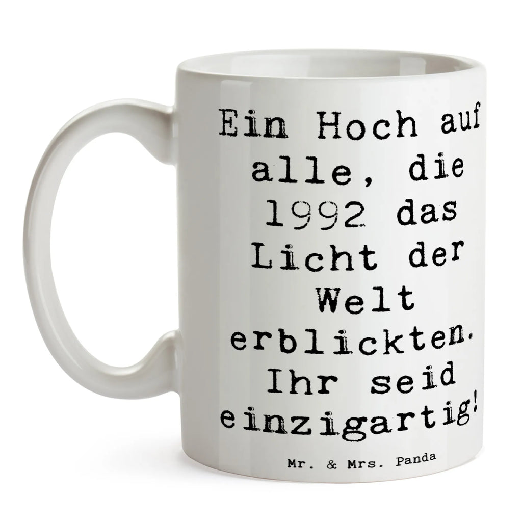 Tasse Spruch 1992 Geburtstag Einzigartig Tasse, Kaffeetasse, Teetasse, Becher, Kaffeebecher, Teebecher, Keramiktasse, Porzellantasse, Büro Tasse, Geschenk Tasse, Tasse Sprüche, Tasse Motive, Kaffeetassen, Tasse bedrucken, Designer Tasse, Cappuccino Tassen, Schöne Teetassen, Geburtstag, Geburtstagsgeschenk, Geschenk