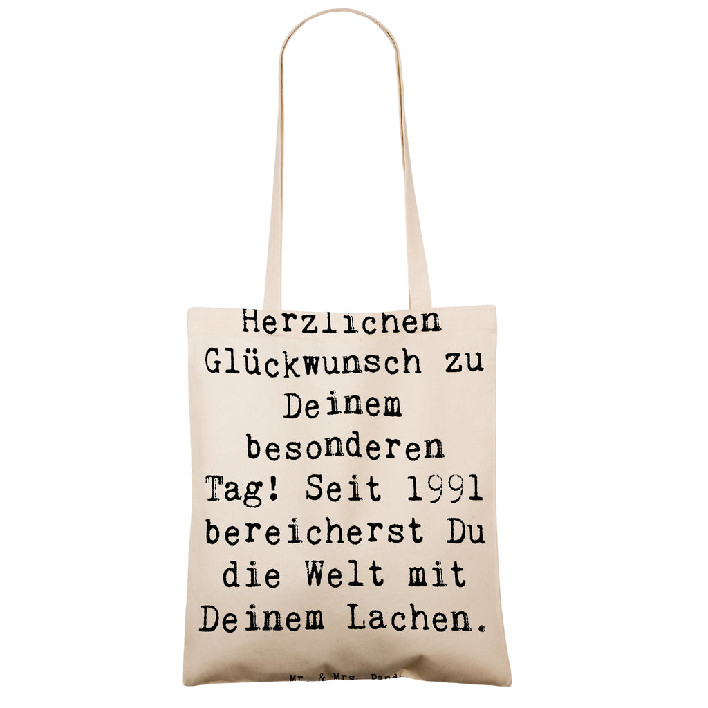 Tragetasche Spruch 1991 Geburtstag Beuteltasche, Beutel, Einkaufstasche, Jutebeutel, Stoffbeutel, Tasche, Shopper, Umhängetasche, Strandtasche, Schultertasche, Stofftasche, Tragetasche, Badetasche, Jutetasche, Einkaufstüte, Laptoptasche, Geburtstag, Geburtstagsgeschenk, Geschenk