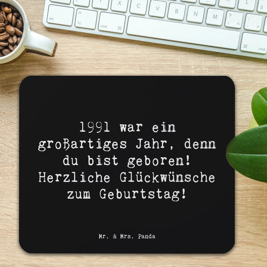 Mauspad Spruch 1991 Geburtstag Mousepad, Computer zubehör, Büroausstattung, PC Zubehör, Arbeitszimmer, Mauspad, Einzigartiges Mauspad, Designer Mauspad, Mausunterlage, Mauspad Büro, Geburtstag, Geburtstagsgeschenk, Geschenk