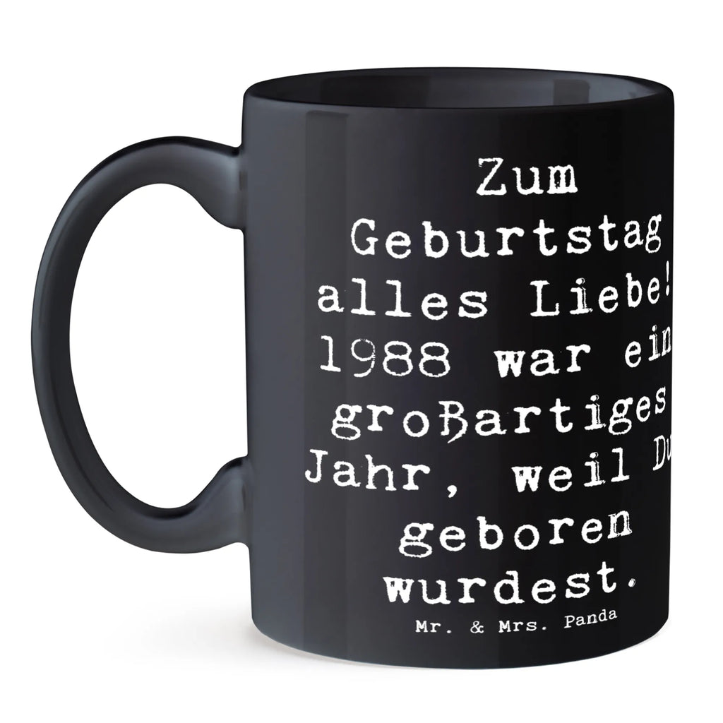 Tasse Spruch 1988 Geburtstag Tasse, Kaffeetasse, Teetasse, Becher, Kaffeebecher, Teebecher, Keramiktasse, Porzellantasse, Büro Tasse, Geschenk Tasse, Tasse Sprüche, Tasse Motive, Kaffeetassen, Tasse bedrucken, Designer Tasse, Cappuccino Tassen, Schöne Teetassen, Geburtstag, Geburtstagsgeschenk, Geschenk